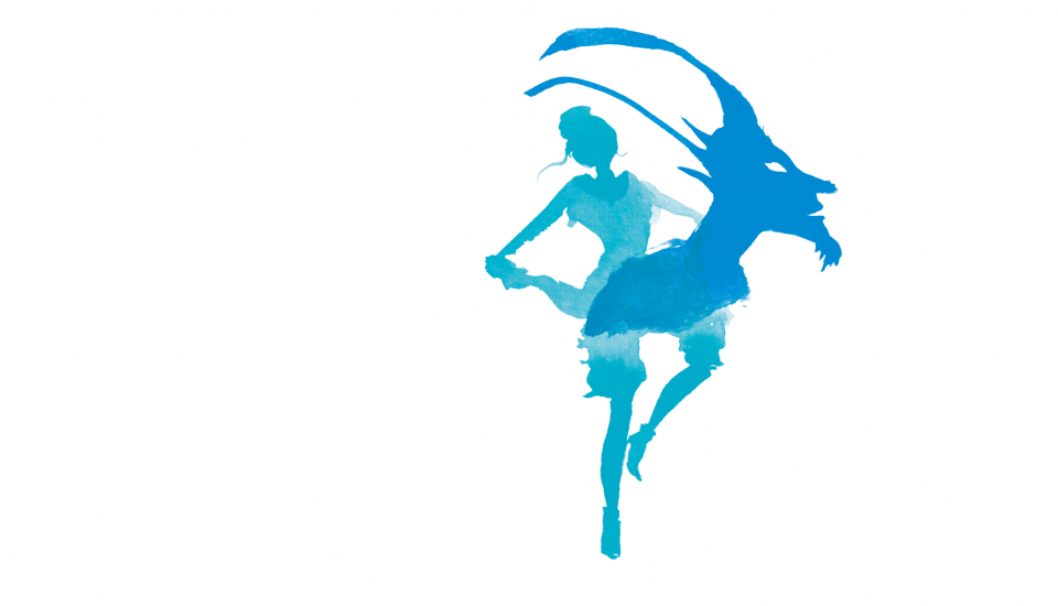 Figure féminine et figure de diable