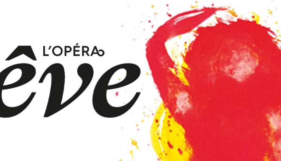 L'Opéra rêve - silhouette d'une femme dansant, le bras au dessus de la tête