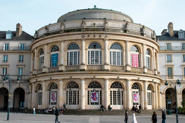 Façade de l'Opéra de Rennes