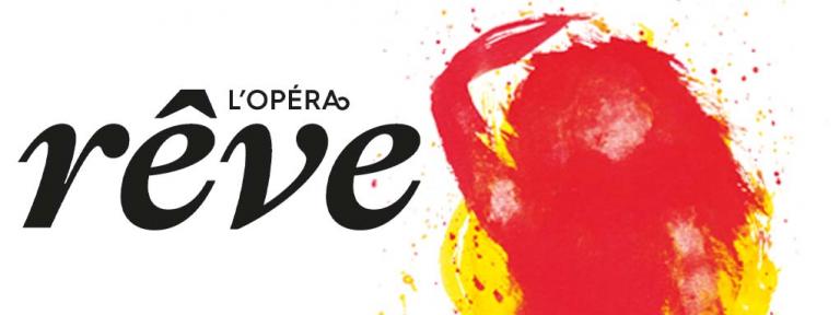 L'Opéra rêve - silhouette d'une femme dansant, le bras au dessus de la tête